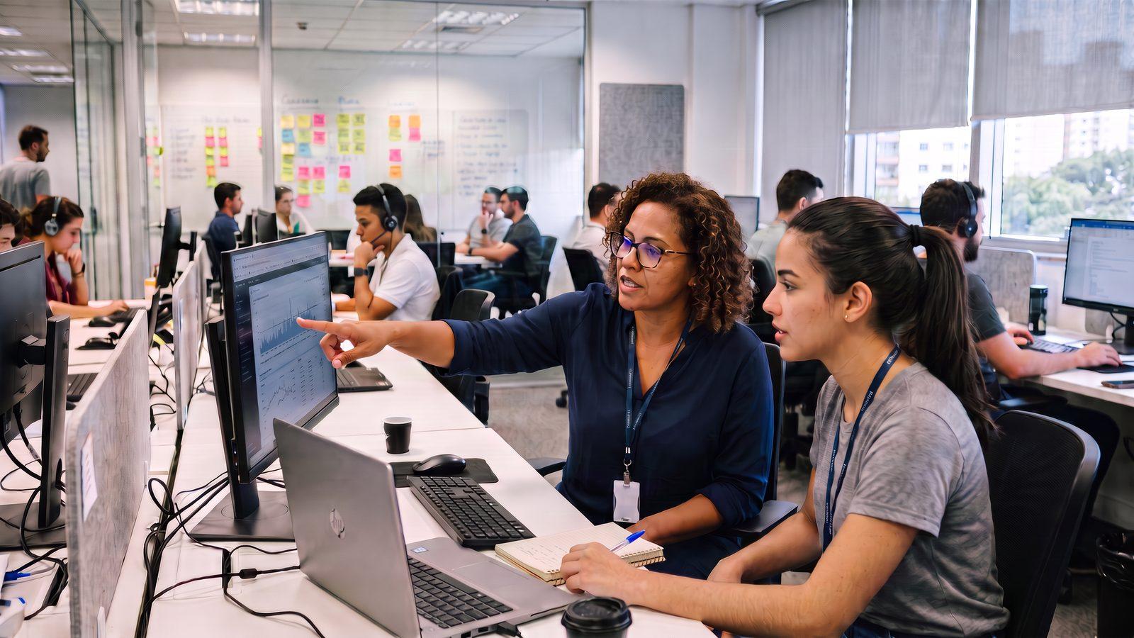 Liderar gente na era dos agentes: o que a IA acelera e o que ela esconde