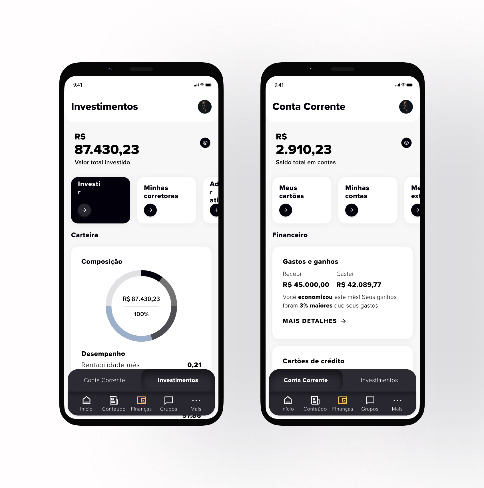 IM+ — telas mobile